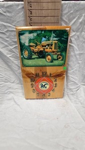 Allis Chalmers Wood Epoxy Clock Base