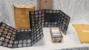 90s Topps Baseball Coins-3 Sets and Box of Vintage Baseball Cards