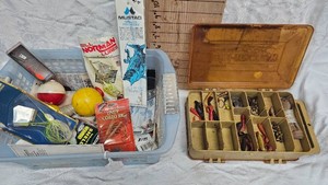 Lot of Misc Fishing Lures and Accessories as Pictured