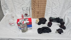 Avon Car Decanters, Glass Mugs