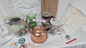 Strohs, Copper Tea Kettle, Home and Garden Party Pitcher, etc