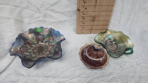 Lot of Carnival Glass as Pictured