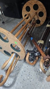 Lot of Canes and Cane Holder