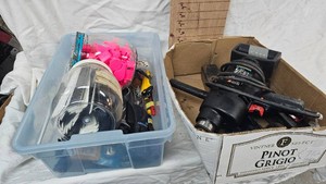 Hitched, Balls, Drill Motor and Tools