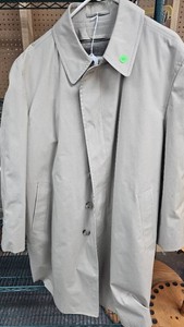 London Fog Maincoats -Mens Trench Coat-44 Short-removable liner