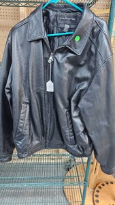 Croft & Barrow Leather Coat Size XL