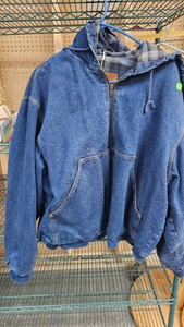 Faded Glory Denim Insulated Coat-L