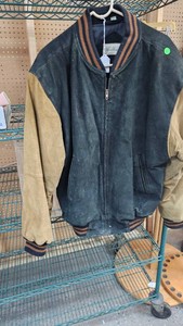 Greatland Suede Varisity Syled Coat-M