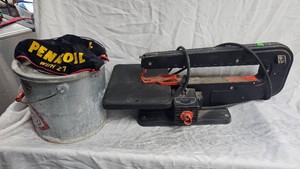 Craftsman Scroll Saw and My Buddy Vintage Minnow Bucket