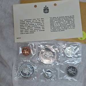Royal Canadian Mint Silver Proof Set 1964 UNC