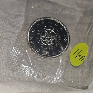 1964 Royal Canadian Mint Sealed Silver $1, UNC