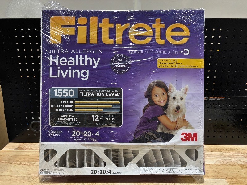 2 Filtrete Air Filters 20x20x4