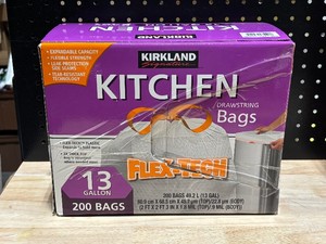 13 Gallon Kitchen Garbage Bags