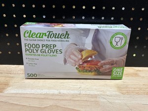 Clear Touch Poly Food Prep Gloves