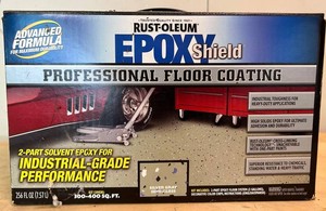 Rust-Oleum EpoxyShield Professional Floor Coating Silver Gray Semi-Gloss 256 Fl Oz