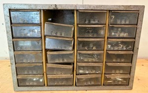 Vintage Akro-Mils Parts Cabinet Organizer