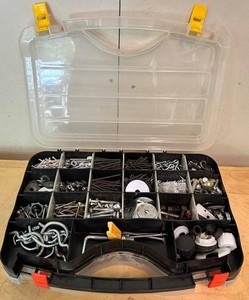 Hardware Fasteners & Accessories Mixed Lot in Organizer Case