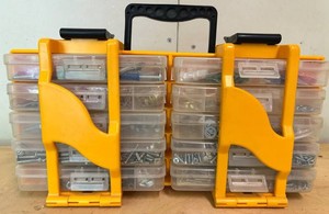 Parts Organizer Cases With Assorted Hardware