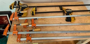 Irwin Quick-Grip Bar Clamps & Assorted Bar Clamps (Lot of 6)