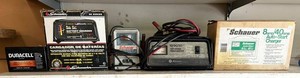 Schumacher & Schauer Battery Charger Mixed Lot With Duracell AGM Battery