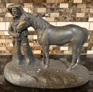 Largo Quirt N Old Spur Bronze Resin Sculpture