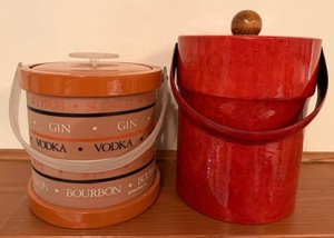 Vintage Ice Bucket Pair