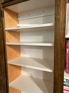 Tall Solid Wood Storage Cabinet 48 X 13 X 84 in
