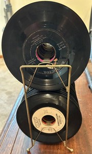 Assorted Vinyl Records (Lot of 85) with Caddy