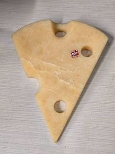 3.6-lbs Handcarved Stone Cheese Wedge - Alabaster  Marble (Mexico)