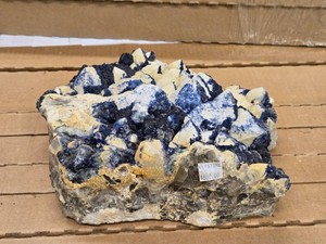 12.4lbs Blueberry Fluorite
