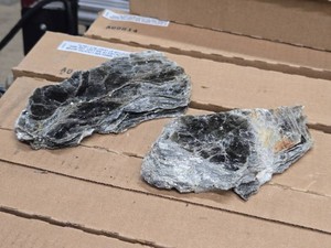 1.8-lbs (total) - Lot of (2) Biotite Mica Sheets