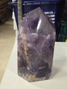 12.4lbs Chevron Amethyst Tower