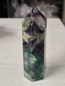 Rainbow Fluorite Crystal Obelisk