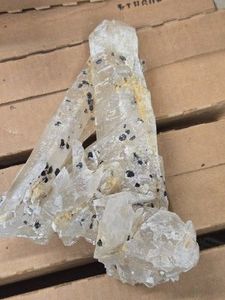 2.8lbs Inner Skeletal Electial Candle Quartz