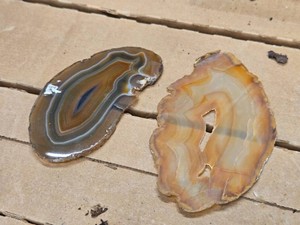 Lot of (2) Agate Slices