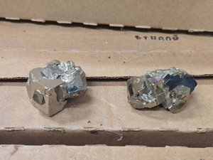 Lot of (2) Small Pyrite Cluster