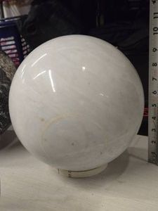 49.8lbs White Crystal Quartz Sphere 10