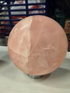 6lbs Polished Solid Natural Rose Quartz Sphere 5