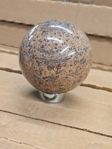 2.4lbs Polished Solid Jasper Sphere 4