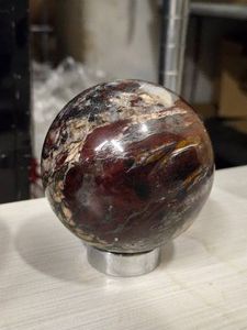 1.8lbs Polished Solid Mexican Agate Sphere 3 12