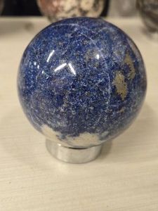 1.2lbs Polished Solid Lapis Lazuli Sphere 3