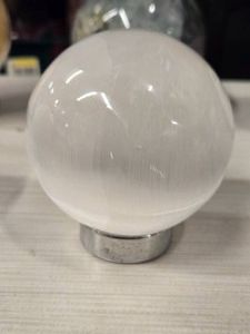 1lbs Polished Solid Clear Quartz Sphere 3