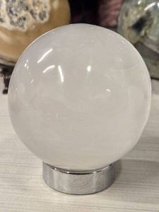 1lbs Polished Solid Clear Quartz Sphere 2 34
