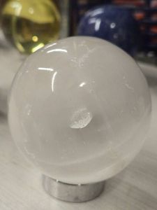 1lbs Polished Solid Clear Quartz Sphere 3