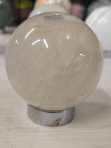 1lbs Polished Solid Clear Quartz Sphere 3