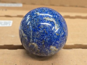 Polished Solid Lapis Lazuli Sphere 2 12
