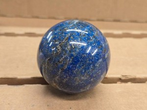 Polished Solid Lapis Lazuli Sphere 2