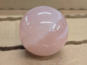 Polished Solid Rose Quartz Sphere 2 12