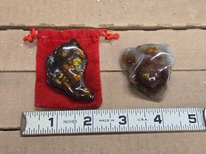 Lot of (2) Fire Agates