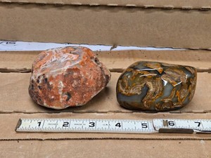 Lot of (2) Agate Nodules